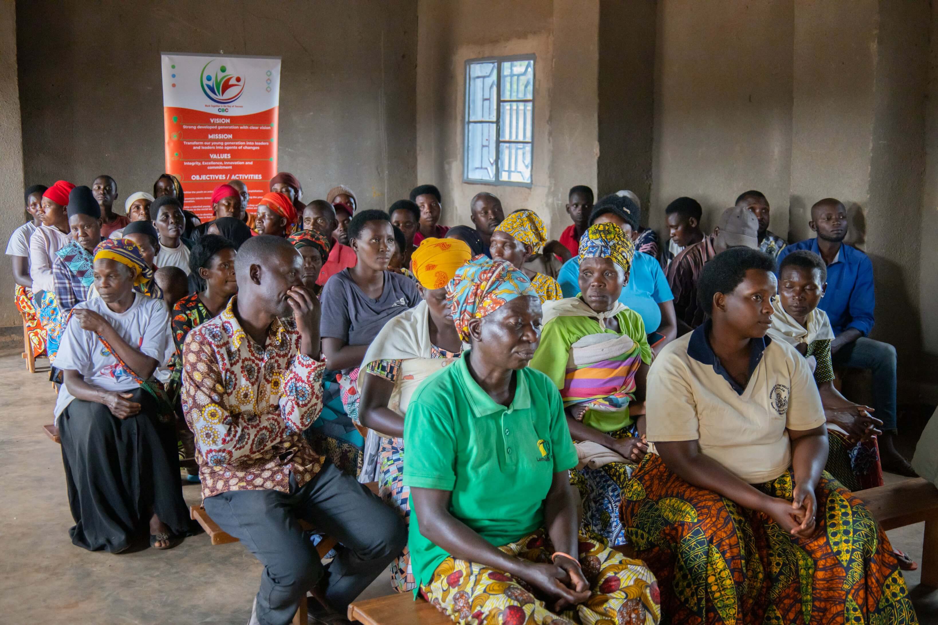 Women participating in capacity building